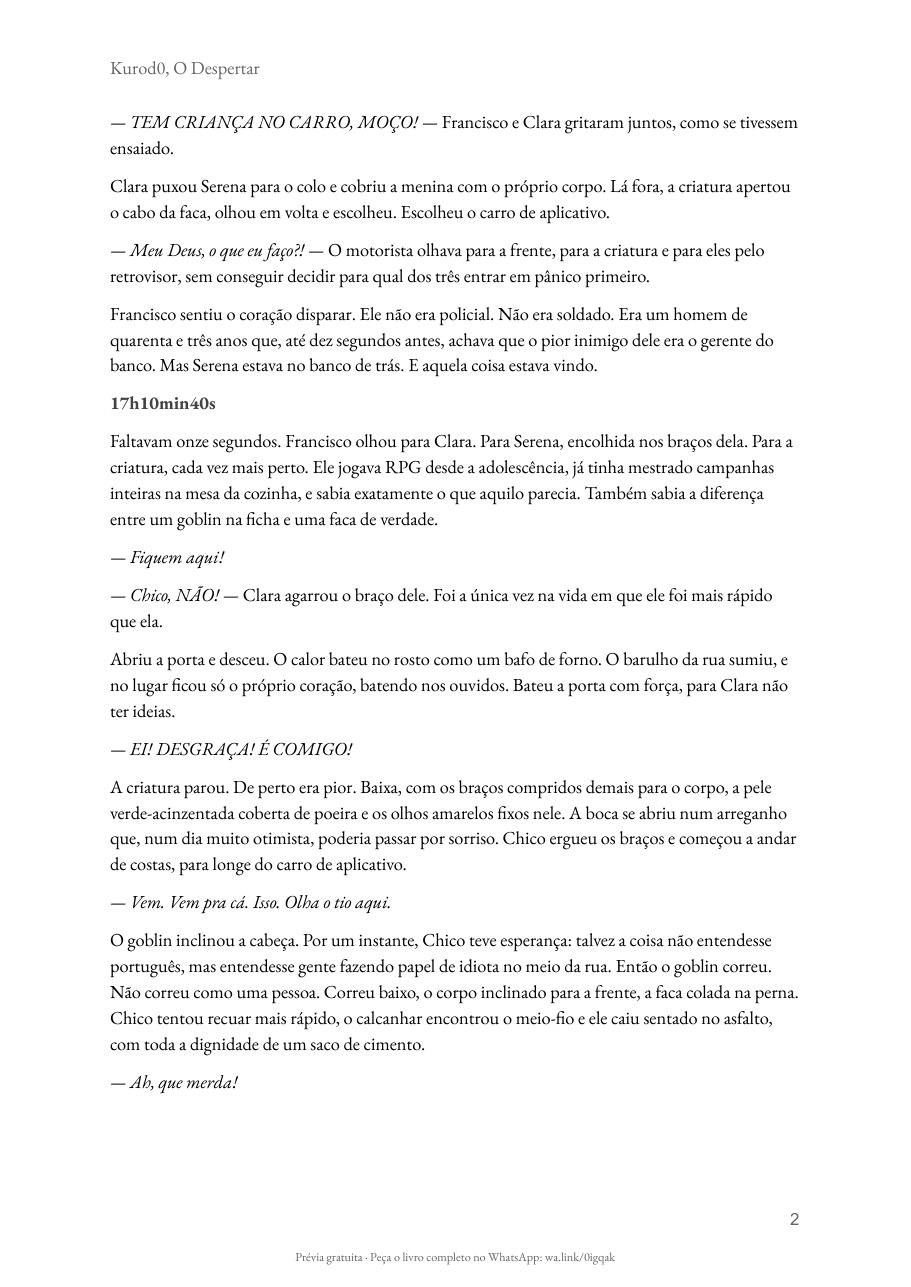 Segunda página do Capítulo 1
